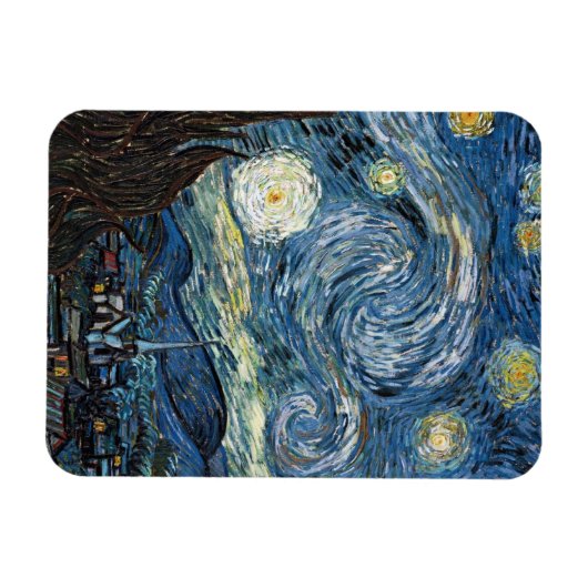 Van Gogh Starry Night Magnet (Horizontal)