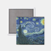 Van Gogh Starry Night Magnet (Vorderseite/Rückseite)