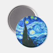 Van Gogh Starry Night Magnet (Vorderseite/Rückseite)