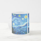 Van Gogh Starry Night Mattglastasse (Vorderseite Links)
