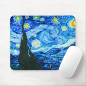 Van Gogh Starry Night Mousepad (Mit Mouse)