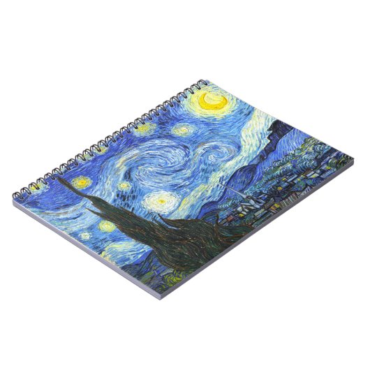 VAN GOGH Starry Night Notizblock (Linke Seite)