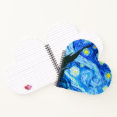 Van Gogh Starry Night Notizblock (Innenseite)