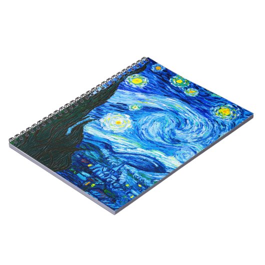 Van Gogh Starry Night Notizblock (Linke Seite)