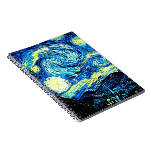 Van Gogh - Starry Night Notizblock (Rechte Seite)