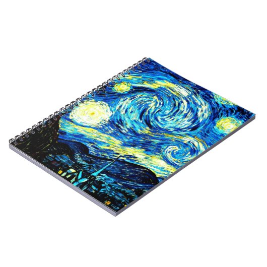 Van Gogh - Starry Night Notizblock (Linke Seite)