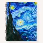 Van Gogh Starry Night Notizblock (Vorderseite)