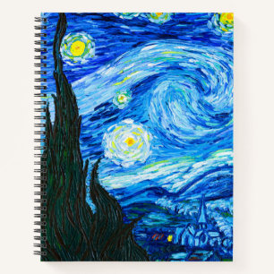 Van Gogh Starry Night Notizblock
