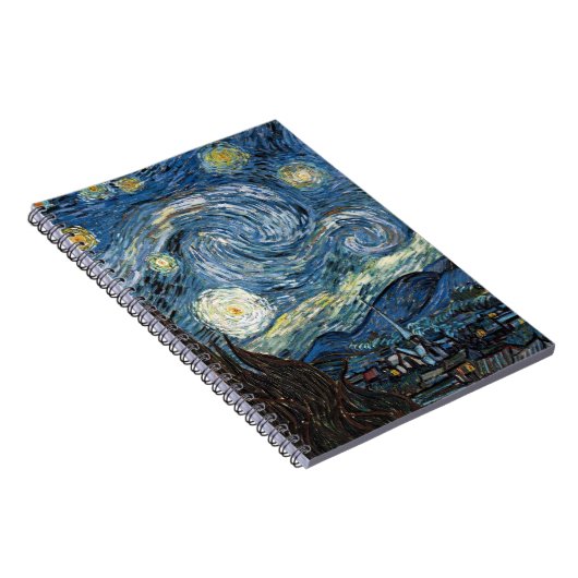 Van Gogh Starry Night Notizblock (Rechte Seite)