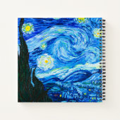 Van Gogh Starry Night Notizblock (Rückseite)