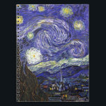 Van Gogh Starry Night Notizblock<br><div class="desc">Van Gogh Starry Night</div>