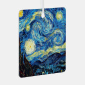Van Gogh - Starry Night Ornament Aus Metall (Vorderseite Rechts)