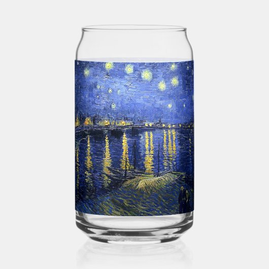 Van Gogh - Starry Night Over Rhonbe Dosenglas (Vorderseite)