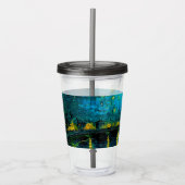 Van Gogh Starry Night Over Rhône Acryltrinkbecher (Vorderseite)