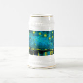 Van Gogh Starry Night Over Rhône Bierglas (Mittel)