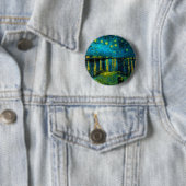 Van Gogh Starry Night Over Rhône Button (Beispiel)