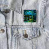 Van Gogh Starry Night Over Rhône Button (Beispiel)