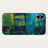 Van Gogh Starry Night Over Rhône Case-Mate iPhone Hülle (Rückseite (Horizontal))