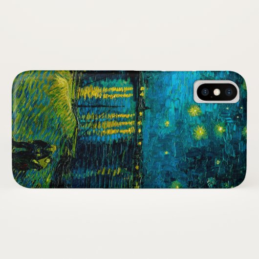 Van Gogh Starry Night Over Rhône Case-Mate iPhone Hülle (Rückseite (Horizontal))