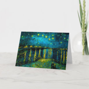 Van Gogh Starry Night Over Rhône Einladung
