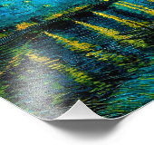 Van Gogh Starry Night Over Rhône Fotodruck (Ecke)