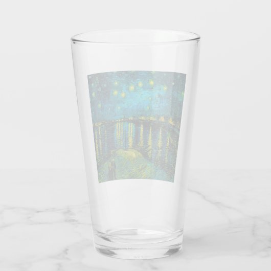 Van Gogh Starry Night Over Rhône Glas (Rückseite)