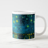 Van Gogh Starry Night Over Rhône Jumbo-Tasse (Rechts)