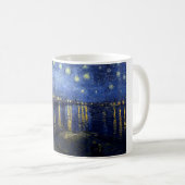 Van Gogh Starry Night Over Rhone Kaffeetasse (VorderseiteRechts)