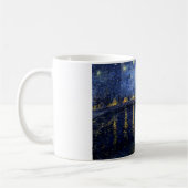 Van Gogh Starry Night Over Rhone Kaffeetasse (Links)