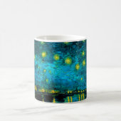 Van Gogh Starry Night Over Rhône Kaffeetasse (Mittel)