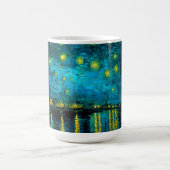 Van Gogh Starry Night Over Rhône Kaffeetasse (Mittel)