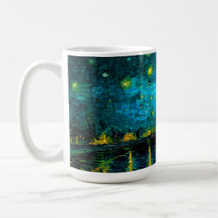 Van Gogh Starry Night Over Rhône Kaffeetasse