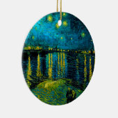 Van Gogh Starry Night Over Rhône Keramik Ornament (Rechts)