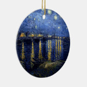 Van Gogh Starry Night Over Rhone Keramik Ornament (Rechts)