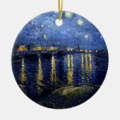 Van Gogh Starry Night Over Rhone Keramik Ornament (Vorne)