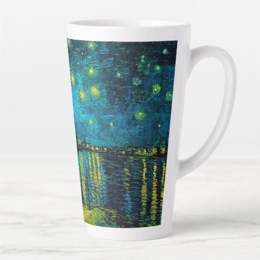 Van Gogh Starry Night Over Rhône Milchtasse (Rechts)