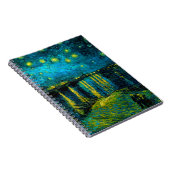 Van Gogh Starry Night Over Rhône Notizblock (Rechte Seite)