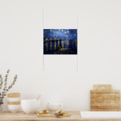 Van Gogh Starry Night Over Rhone Poster (Küche)