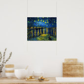 Van Gogh - Starry Night over Rhone Poster (Küche)