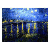Van Gogh - Starry Night over Rhone Poster (Vorne)
