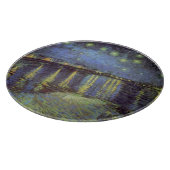 Van Gogh Starry Night Over Rhone Schneidebrett (Ecke)