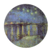 Van Gogh Starry Night Over Rhone Schneidebrett (Vorderseite)