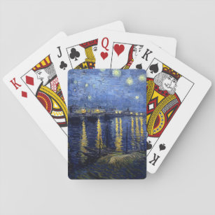 Van Gogh Starry Night Over Rhone Spielkarten