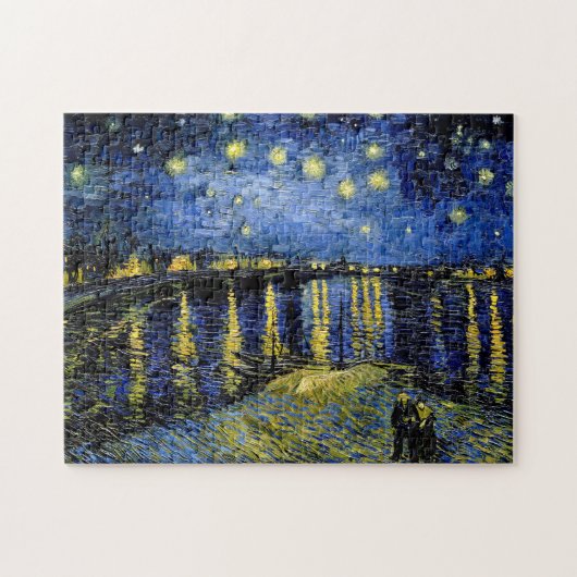 Van Gogh Starry Night Over the Rhone 1888 Puzzle (Horizontal)