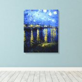 Van Gogh - Starry Night over the Rhone 2020 Leinwanddruck (Insitu (Holzboden))