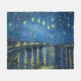 van Gogh Starry Night Over the Rhone Fleecedecke