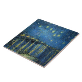 van Gogh Starry Night Over the Rhone Fliese