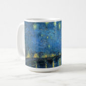 van Gogh Starry Night Over the Rhone Kaffeetasse (Vorderseite Links)