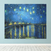 van Gogh Starry Night Over the Rhone Leinwanddruck (Insitu (Holzboden))