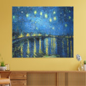 van Gogh Starry Night Over the Rhone Leinwanddruck (Insitu (Wohnzimmer))